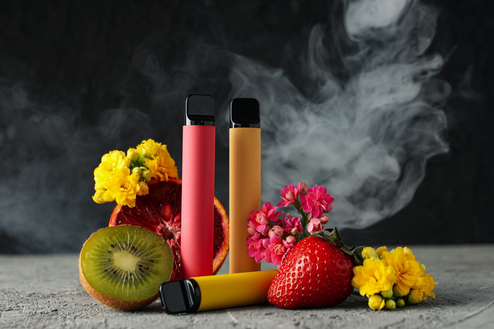 Smoking devices - electronic cigarette, concept of modern smokin